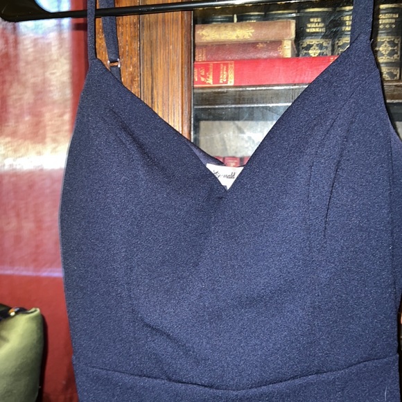 Navy blue mini dress - Picture 3 of 4